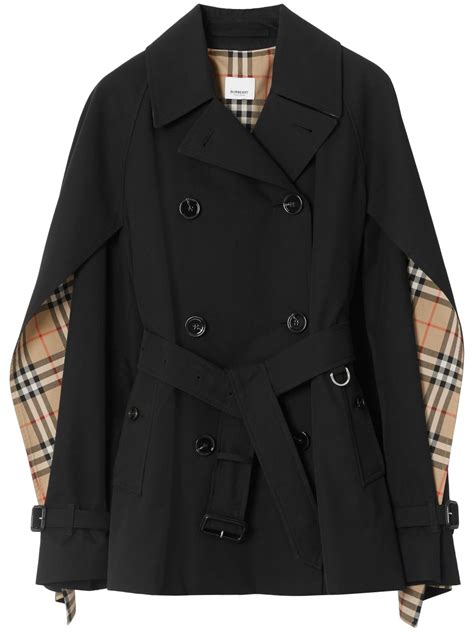 burberry oilskin jacket|burberry cashmere cape jacket.